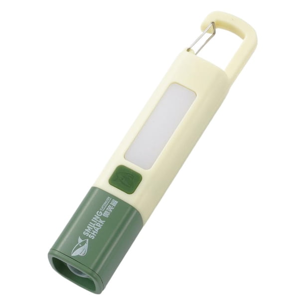 Wartleves Linterna LED con gancho para acampar, recargable, con zoom