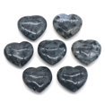 thumbnail image 1 of Estatua de corazón de piedra Natural para decoración de habitación, piedras preciosas de cuarzo rosa, amatista, Mineral, Yoga, cristales curativos, adorno de piedra, 2 uds., 1 of 4