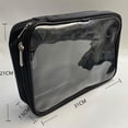 thumbnail image 7 of Makeup Cosmetic Clear Bag, Utility Pouch, Waterproof Cosmetic Purse Multipurpose Make up Organizer Toiletry Bag for Personal Large, 7 of 7