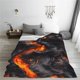 thumbnail image 5 of Balery Molten Lava Abstract Flow Manta de Felpa Suave y Acogedora – Cobija de Franela Aterciopelada para Cama, Lavable y Cálida para Sofá, Mascotas, Transpirable-40"x30", 5 of 7