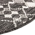 thumbnail image 5 of Unique Loom Outdoor Trellis Collection Area Rug - Traliccio (10' Round Charcoal/Ivory), 5 of 6