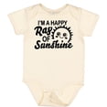 thumbnail image 3 of Inktastic Im a Happy Ray of Sunshine with Happy Sun Boys or Girls Baby Bodysuit, 3 of 5