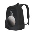 thumbnail image 1 of Easygdp Astronaut Sitting On Mercury Planet Mochila de Gran Capacidad Minimalista Ideal para Escuela, Viajes y Uso Diario, 1 of 6