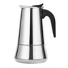 Htovila Stainless Steel Stovetop Coffee Pot Espresso Coffee Maker Kettle 100ML / 200ML / 300ML / 450ML / 600ML Outdoors Indoors Cafeteira