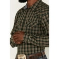 thumbnail image 3 of Cody James Men's Douglas Fir Plaid Print Long Sleeve Snap Western Shirt - CJHO22W1-GRN Medium, 3 of 4