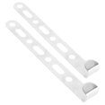 thumbnail image 1 of CRILSTYLEO 2Ud Bracket De Fijación Para Suministro Eléctrico Y Tubo De Aire Material Aleación Plata, 1 of 8