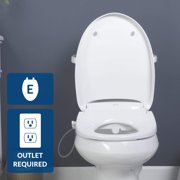 Bio Bidet Discovery DLS Bidet Seat, Warm Water and Heated Seat, UV Sterilization, Slow Close Seat and Lid, Elongated