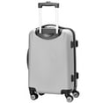 thumbnail image 2 of MOJO Silver New Orleans Saints 21" Hard Case 2-Tone Spinner Carry-On Luggage, 2 of 4