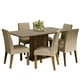 thumbnail image 1 of Juego de Comedor Mesa Tablero de Madera 6 Sillas Marrón/Crema/Imperial Renata Madesa, 1 of 6
