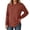 Brick Red, variant on Stylish Pullover Sweater for Women – Long Sleeve Crewneck Tunic Top, Fall Winter 2025 Trendy Fashion Outfit, Plus Size Available