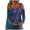 Blue A, variant on Women's Cold Shoulder Top Long Sleeve Solid Color Stretchy Casual Shirt Bodycon Slim Fit