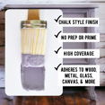 thumbnail image 4 of Daydream Apothecary Premium Chalk Style Flat Interior Paint, Purple, 16oz, 16 Pieces, 4 of 5