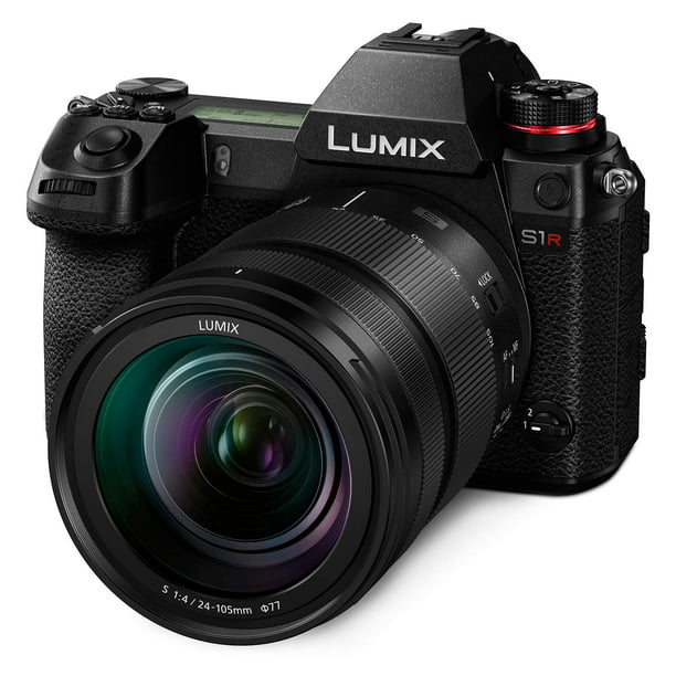 belediging Renderen gemakkelijk te kwetsen Panasonic LUMIX S1R Full Frame Mirrorless Camera with 47.3MP MOS High  Resolution Sensor, 24-105mm F4 L-Mount S Series L - Walmart.com