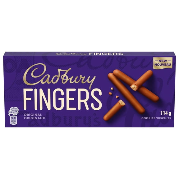 Cadbury Fingers Original, Chocolatey Cookie Biscuits, Sweet treat, Decadent Snack