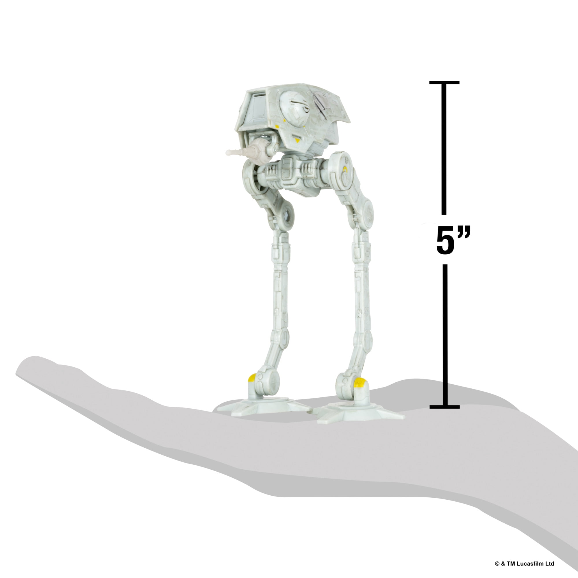 Star Wars™ Micro Galaxy Squadron AT-DP (Battle Damage) - 5-inch Vehicle with Articulated Legs and Two 1-Inch Micro Figure Accessories
