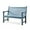 Blue, variant on Psilvam Garden Bench, 2-Person Poly Lumber Patio Bench, All-Weather Outdoor Bench That Never Rot and Fade, Memorial Bench, Suit for Garden, Porch and Park(Grey)