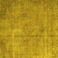 thumbnail image 1 of Ahgly Company Machine Washable Indoor Square Persian Yellow Traditional Area Rugs, 4' Square, 1 of 4