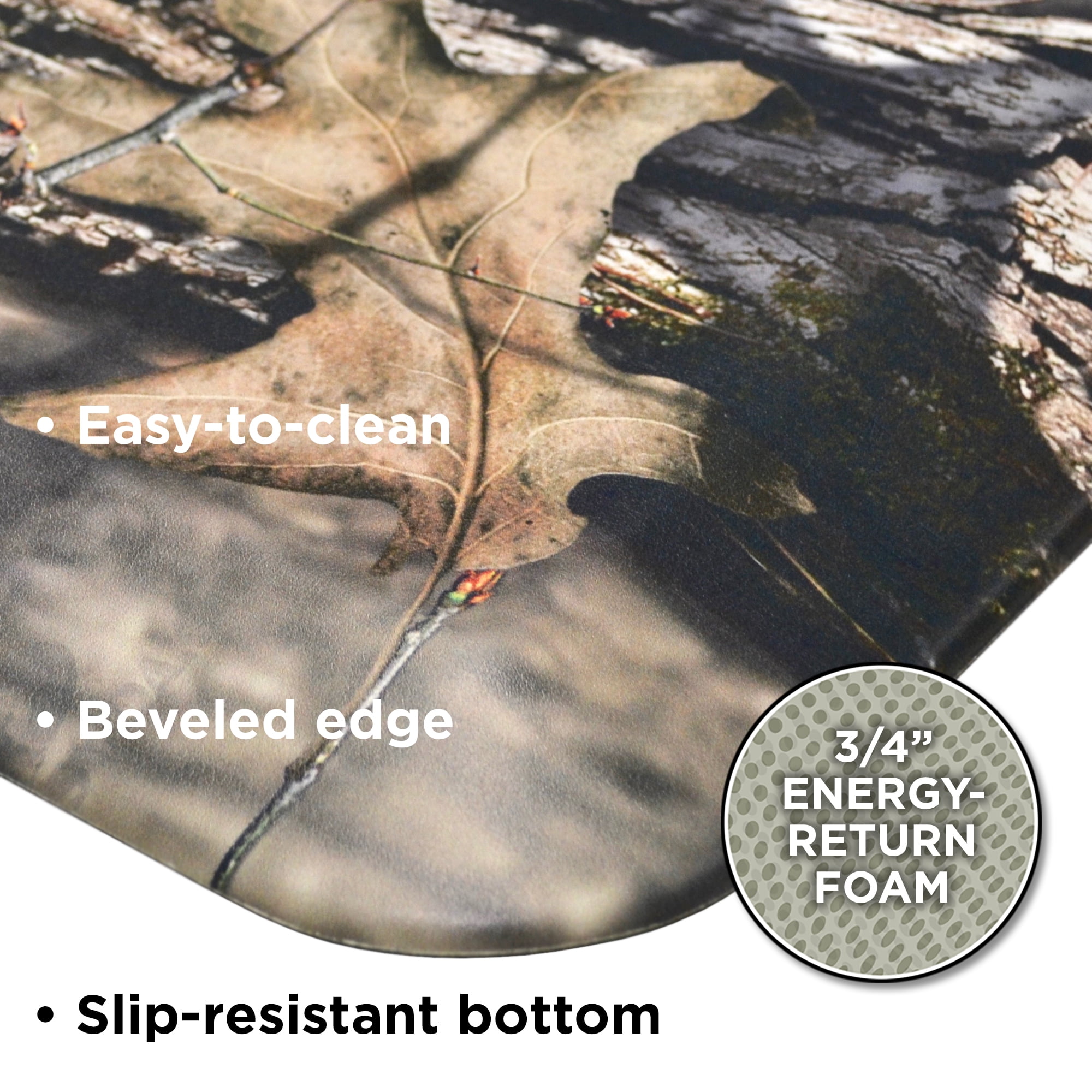 GelPro Mossy Oak Camo Anti-Fatigue Comfort Utility Floor Mat, 30x108, Break-up Country