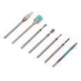 thumbnail image 4 of Ceramic Nail Drill Bit, Polish Removal Drill Bit Shaping 7pcs Reliable Strength Portable Rotatable  For Beginners For Nail Salon, 4 of 8