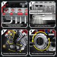 thumbnail image 2 of Motor V8 Armable High Godo YC032 Bloques 700 Piezas, 2 of 5