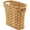 Beige, variant on Wicker Waste Basket, Wicker Trash Can with Built-in Handles, Multifunctional Mini Wicker Basket for Home and Office, Compact Design and Durable Construction with Fine Artisanal Craftsmanship (Gray)