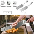 thumbnail image 4 of ReaNea Silver Barbecue Set of 5 Stainless Steel Grill Tool Set for All Grill Types and Dishwasher Safe, 4 of 7