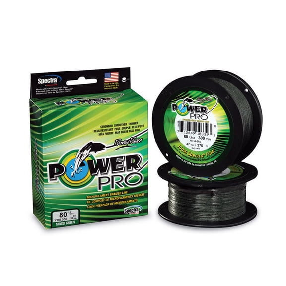 PowerPro Braided Fishing Line, 100Lb X 1500Yd Grn,  [21101001500E]