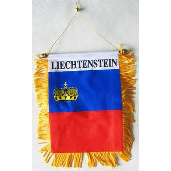 Liechtenstein Window Hanging Flag