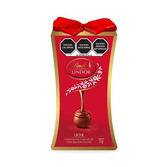 Caja de chocolates Lindt Lindor Leche Pillar 72g