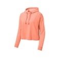 thumbnail image 3 of Sport Tek Adult Female Women Electric Heather Pullover Soft Coral Hth Small, 3 of 4