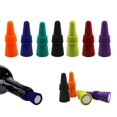 thumbnail image 1 of 12 tapones de vino, tapas de silicona para botellas de vino, tapón reutilizable que mantiene la carne para el vino champán, colores aleatorios, 1 of 5