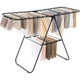 thumbnail image 1 of SONGMICS Clothes Drying Rack, Laundry Rack, Free-Standing Indoor Airer, 21.7 x 58.3 x 39.4 Inches, Black ULLR052B01, 1 of 7