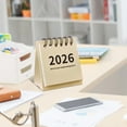 thumbnail image 4 of TFYZYY Mini Small Desk Calendar 2025-2026 Portable Planner Countdown Calendar Compact Table Decorations for Office Home Daily Scheduling Organizing, 4 of 6