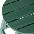thumbnail image 5 of Costaelm Paradise 24" HDPE Round Outdoor Patio Counter Height Bar Stool, Dark Green, 5 of 8
