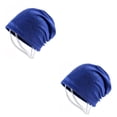 thumbnail image 2 of Sonducket Gorro holgado con diamantes de imitación para mujer, gorros de otoño e invierno, elegante gorro elástico para mujer, gorro cálido, Azul 2piezas, 2 of 6