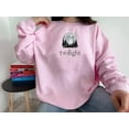 thumbnail image 4 of Twilight Crewneck Sweatshirt - Vintage Moon Forks Sweater, Movie Lovers Sweatshirt, 4 of 6