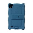 thumbnail image 5 of Allytech Silicone Case for Samsung Galaxy Tab A 8.0 2019 T290 T295 T297, Slim Soft Rubber Rugged Hybrid Kickstand Heavy Duty Protection Drop Proof Kids Friendly Case Cover, Darkblue, 5 of 5