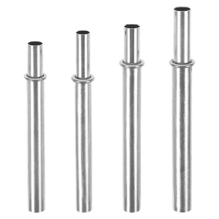 4Pcs Fishing Rod Repair Tube Diy Pole Accessories Pole Repair Tube Fishing Rod Repair Tube Connecting Sleeve Joint Plug-In Rod Plug Connector Fishing Gear Supplies