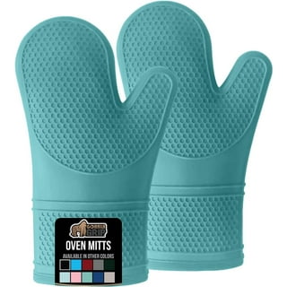 POPCO Professional Silicone Oven Mitt, Oven Mitts with Quilted