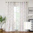 thumbnail image 2 of Cortinas Joydeco Floral de 274 cm de Largo para Dormitorio 2 Paneles, 2 of 7