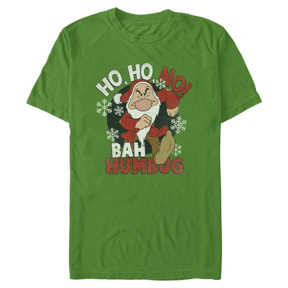 Mens Disney Ho Ho No, Bah Humbug T Shirt