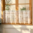 Photo inspiration: Fresh Look at Soft Polyester Semi Sheer Curtain Panel Easy Hanging Perfect For