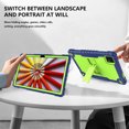 thumbnail image 2 of SOATUTO For T-Mobile Revvl Tab 5G Come With Tempered Glass Screen Protector Film Tablet Case with Kickstand / Shoulder Strap Kids Friendly Shell Fit for T-Mobile Revvl 10.36 inch - Navy+Green/2 Pcs, 2 of 7