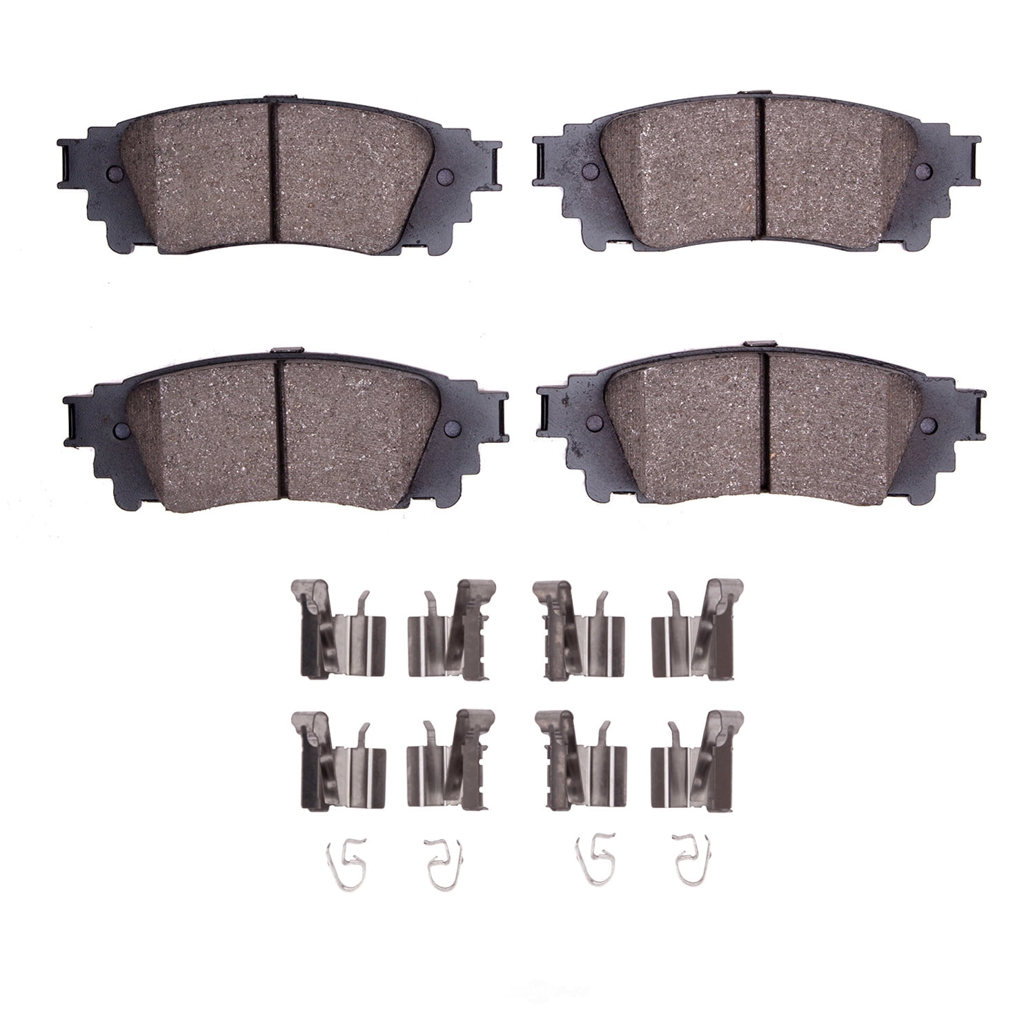 Dynamic Friction Company 1551-1805-01 DFC 5000 Advanced Brake Pads - Ceramic and Hardware Kit - OE