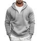 thumbnail image 1 of Blusa con capucha de manga larga para hombre, sudadera con cremallera de un cuarto, sudadera con capucha tipo cargo, para entrenamiento, gimnasio, deportes, correr, exteriores, chaquetas de invierno,, 1 of 5