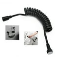 thumbnail image 3 of 2m Copper Cap Bidet Shower Hose Flexible Retractable Spring Shower Hose Accessory, 3 of 5