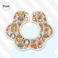thumbnail image 3 of Hirioo Colorful Owls for Baby Cotton Petal Bib Drool Bibs for Baby Boy Unisex, 3 of 9
