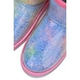 thumbnail image 3 of Cape Robbin Women Ankle Snow Rain Boots Flat Platform Warm Fur Clear Leather Lug Sole Waterproof Booties Slip On Round Toe BAYBERRY Multi Colored Rainbow Pinkish Colorful 5, 3 of 4