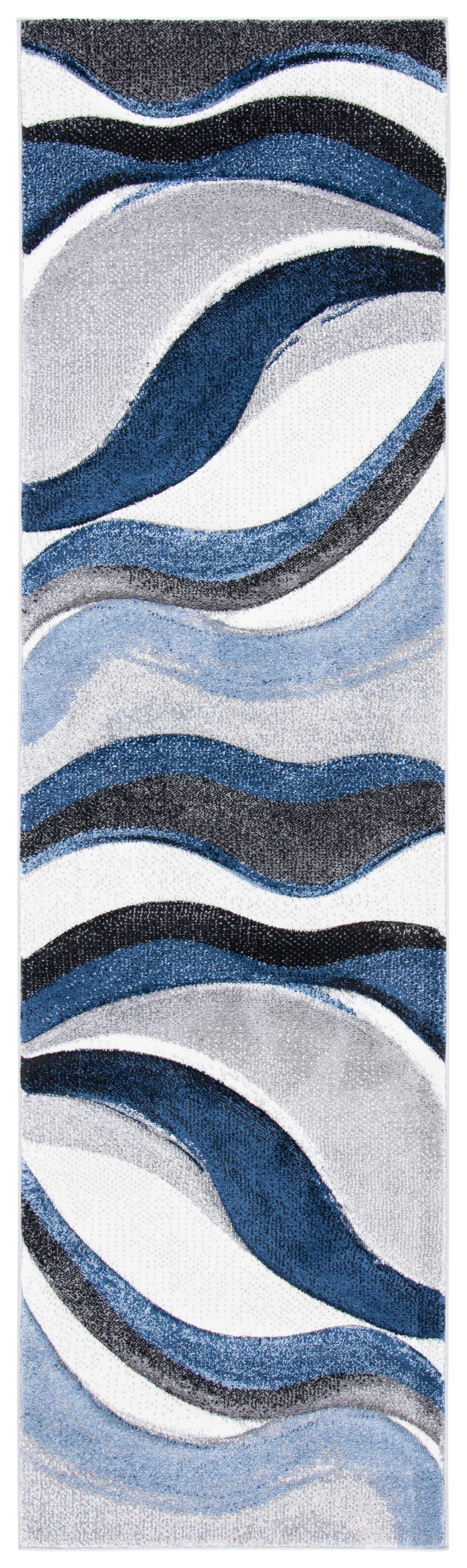 Safavieh Hollywood Dalton Abstract Runner Rug, Gray/Blue, 2'3" x 6'