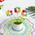 thumbnail image 3 of Flower, Teacher Desk Decor Graduation Gifts Flower Gift Plant Plush Spring Decorations For Office Farmhouse Home Tea Party Car Dashboard Appreciation Coworkers Handmade Aa A, 3 of 12